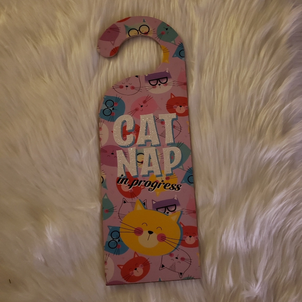 😸Cat Nap Door Hanger